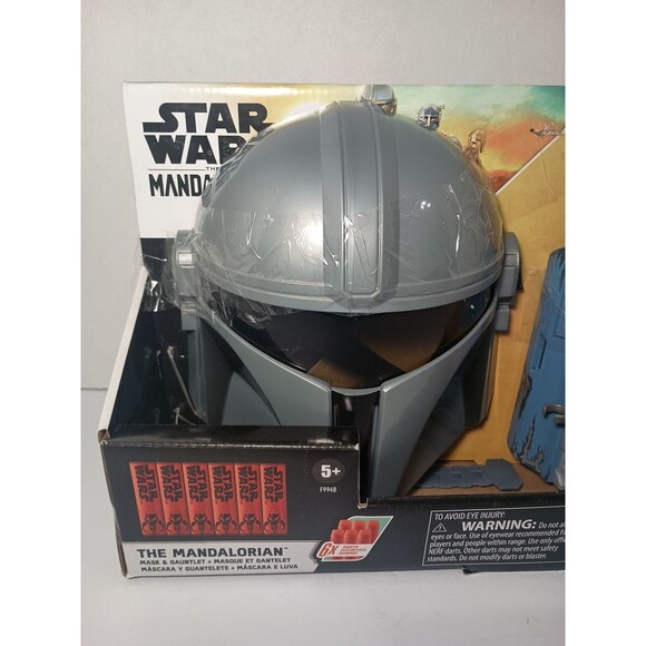 Nerf Star Wars The Mandalorian Mask & Gauntlet Combo Hasbro Disney No Darts - Picture 4 of 9